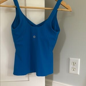 lululemon athletica Blue Fitted Camisole Tank Top